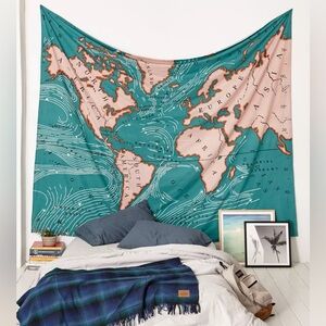 Urban Outfitters Locust Ocean Current Tapestry